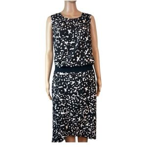 CAbi Black and White Floral set